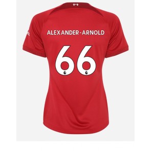 Liverpool Alexander-Arnold #66 kläder Kvinnor 2022-23 Hemmatröja Kortärmad